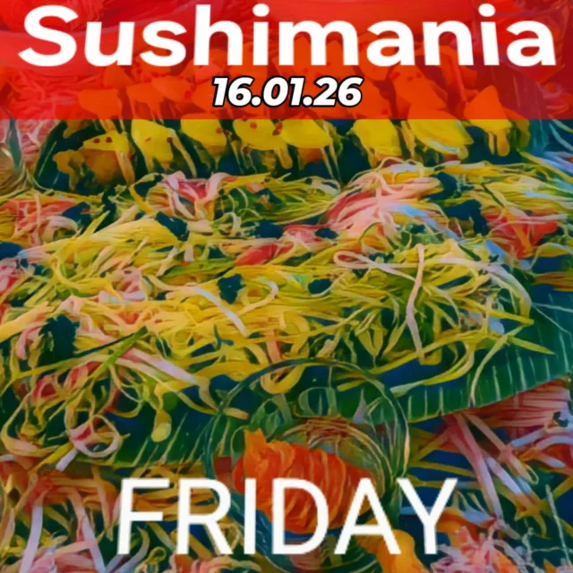 Mehr Rollen als ein Actionfilm= und alle zum Arbeiten!
Direkt vor Ihren Augen, frisch gerollt!
Von klassischen Maki bis verrückter Inside-Out-Kreation, von zartem Lachs bis knusprigenr Tempura-Rolle- hier bleibt kein Teller leer und kein Bauch unglücklich.
🕰Ab 18 Uhr
🍣Sushi- Buffet zum satt essen
📆 16.01.2026
💰40 Èuro/Person